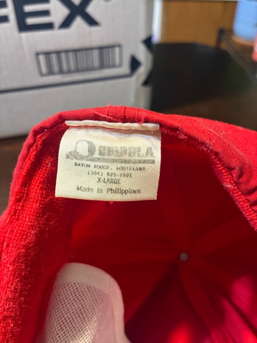 AFF Red WCS Embroidered Rope-Trim Cap - Picture 10 of 11